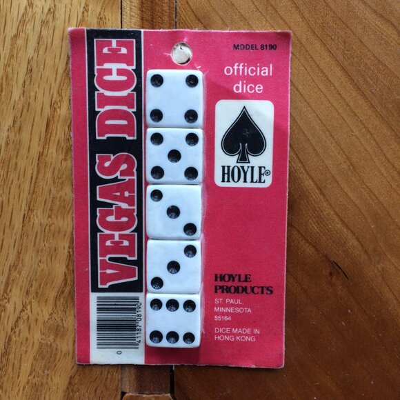 Vintage Hoyle Dice Set-poker chips-playing cards - Picture 6 of 12
